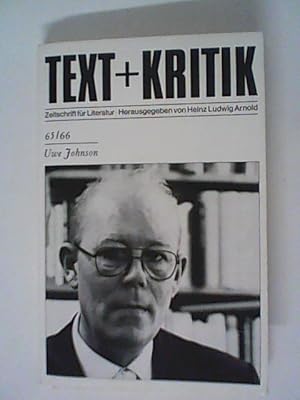 Immagine del venditore per Text + Kritik Zeitschrift fr Literatur 65/66 Uwe Johnson. venduto da ANTIQUARIAT FRDEBUCH Inh.Michael Simon