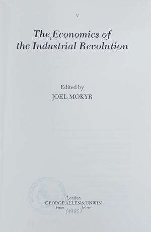 Immagine del venditore per The economics of the Industrial Revolution. venduto da Antiquariat Bookfarm