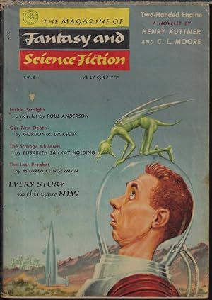 Immagine del venditore per The Magazine of FANTASY AND SCIENCE FICTION (F&SF): August, Aug. 1955 venduto da Books from the Crypt