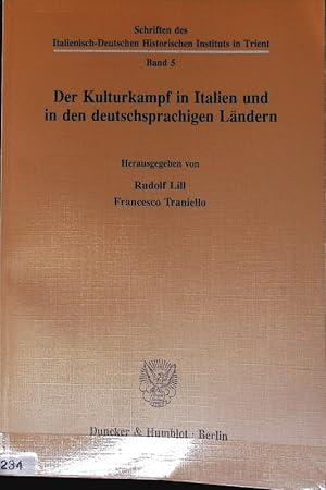 Seller image for Kulturkampf in Italien und in den deutschsprachigen Lndern : [32. Studienwoche ; 17. - 21. September 1990]. Schriften des Italienisch-Deutschen Historischen Instituts in Trient (HIST). for sale by Antiquariat Bookfarm