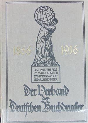 Seller image for Der Verband der Deutschen Buchdrucker ; Bd. 1. for sale by Antiquariat Bookfarm