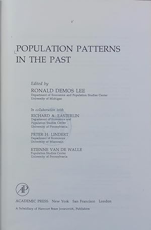 Immagine del venditore per Population patterns in the past : [papers presented at a conference held at the University of Pennsylvania in October 1974]. Studies in social discontinuity. venduto da Antiquariat Bookfarm