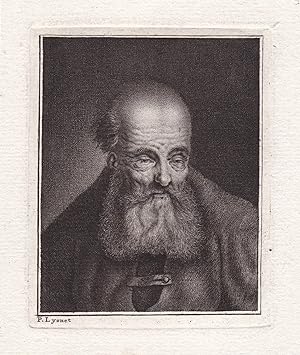 Bild des Verkufers fr Portrait of a bearded old man / Alter Mann mit Bart zum Verkauf von Antiquariat Steffen Vlkel GmbH