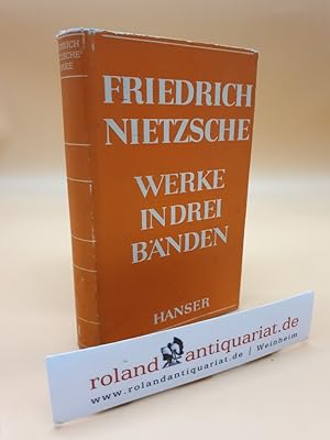 Seller image for Werke in drei Bnden, 1. Band for sale by Roland Antiquariat UG haftungsbeschrnkt