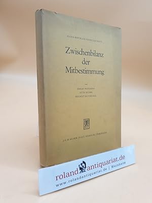 Seller image for Zwischenbilanz der Mitbestimmung. Oln, 2 for sale by Roland Antiquariat UG haftungsbeschrnkt