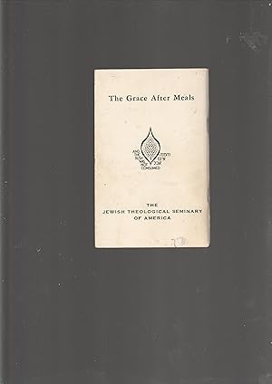 Image du vendeur pour Birkhat HaMazon The Grace After Meals ([Birchat Ha-mazon) mis en vente par Meir Turner