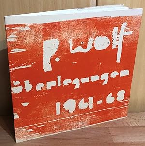 Peter Wolf : Überlegungen, Texte und Grafik, neues 68-1 (V), (Exemplar Nr. 5, mit Signatur von Pe...