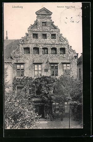 Bild des Verkufers fr Ansichtskarte Lneburg, Heinrich Heine-Haus zum Verkauf von Bartko-Reher