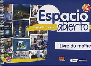 Seller image for Espacio abierto A2/B1 livre du maitre for sale by Imosver