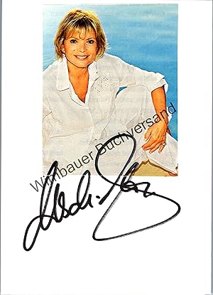 Bild des Verkufers fr Original Autogramm Uschi Glas /// Autogramm Autograph signiert signed signee zum Verkauf von Antiquariat im Kaiserviertel | Wimbauer Buchversand