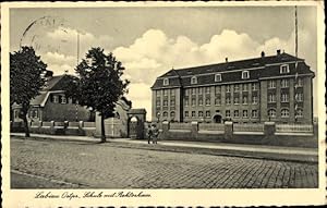 Ansichtskarte / Postkarte Polessk Labiau Ostpreußen, Schule mit Rektorhaus