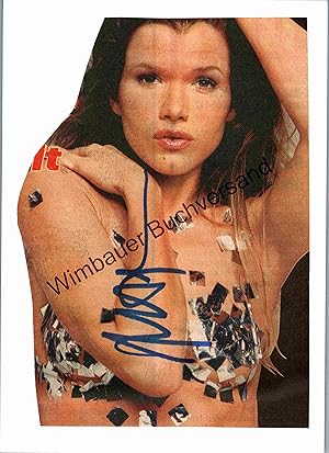 Bild des Verkufers fr Original Autogramm Anke Engelke /// Autogramm Autograph signiert signed signee zum Verkauf von Antiquariat im Kaiserviertel | Wimbauer Buchversand