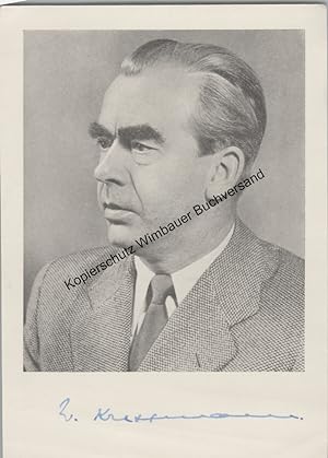 Original Autogramm Willy Kressmann (1907-1986) Bürgermeister Kreuzberg "Texas-Willy" /// Autograp...