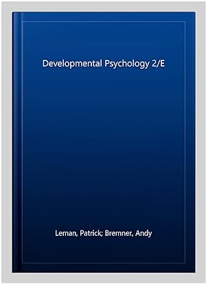 Seller image for Developmental Psychology 2/E for sale by GreatBookPricesUK