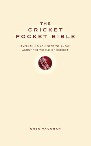 Bild des Verkufers fr Cricket Pocket Bible zum Verkauf von GreatBookPricesUK