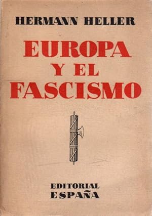 Image du vendeur pour Europa y el fascismo . mis en vente par Librera Astarloa