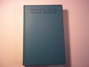 Seller image for Passages from Arabia Deserta. Selected by Edward Garnett. for sale by Carmarthenshire Rare Books