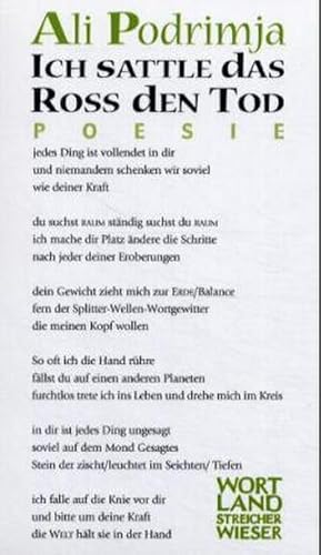 Seller image for Ich sattle das Ross den Tod : Poesie for sale by Smartbuy