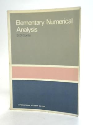 Image du vendeur pour Elementary Numerical Analysis mis en vente par World of Rare Books