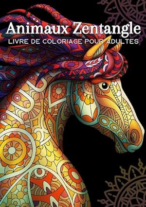 Bild des Verkufers fr Animaux Sauvages Zentangle : Livre de coloriage pour adulte - 50 dessins mandalas zum Verkauf von Smartbuy
