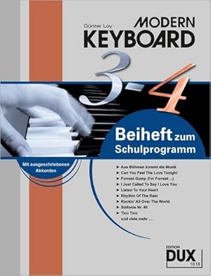 Bild des Verkufers fr Modern Keyboard, Beiheft 3-4 : Beiheft 3-4 zur Schule zum Verkauf von Smartbuy
