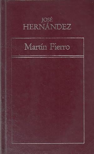 Seller image for MARTN FIERRO for sale by Librera Vobiscum