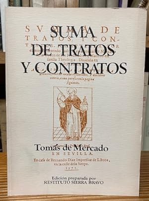 Seller image for SUMA DE TRATOS Y CONTRATOS. Edicin y estudio introductorio de Restituto Sierra Bravo for sale by Fbula Libros (Librera Jimnez-Bravo)
