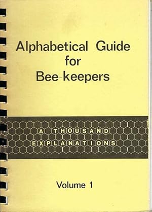 Alphabetical Guide for Bee-Keepers.