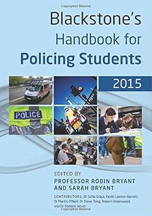 Seller image for Blackstone's Handbook for Policing Students 2015 for sale by WeBuyBooks