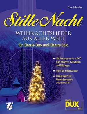 Bild des Verkufers fr Stille Nacht : Weihnachtslieder aus aller Welt fr Gitarre Duo und Gitarre Solo zum Verkauf von Smartbuy