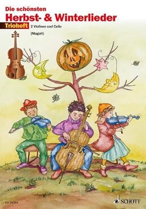 Bild des Verkufers fr Die schnsten Herbst- & Winterlieder, fr 2 Violinen und Violoncello (Viola) : Trioheft zum Verkauf von Smartbuy