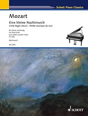 Seller image for Eine kleine Nachtmusik : KV 525. Klavier 4-hndig., Schott Piano Classics for sale by Smartbuy