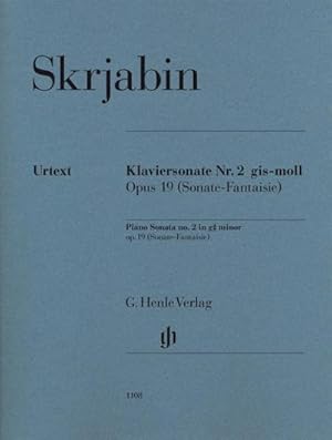 Bild des Verkufers fr Klaviersonate Nr. 2 gis-moll op. 19 (Sonate-Fantaisie) zum Verkauf von Smartbuy