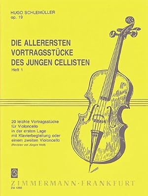 Image du vendeur pour Die allerersten Vortragsstcke des jungen Cellisten op.19, Violoncello und Klavier oder 2 Violoncelli. H.1 : 20 leichte Vortragsstcke mis en vente par Smartbuy