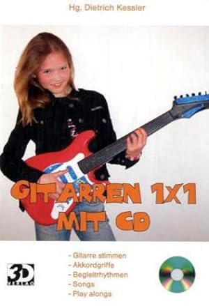 Bild des Verkufers fr Gitarren 1 x 1, m. Audio-CD : Gitarre stimmen, Akkordgriffe, Begleitrhythmen, Songs, Play alongs zum Verkauf von Smartbuy