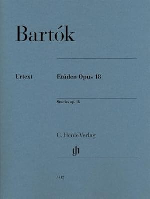 Imagen del vendedor de Bla Bartk - Etden op. 18 : Besetzung: Klavier zu zwei Hnden a la venta por Smartbuy