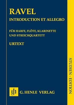 Bild des Verkufers fr Maurice Ravel - Introduction et Allegro fr Harfe, Flte, Klarinette und Streichquartett : Besetzung: Kammermusik mit verschiedenen Instrumenten zum Verkauf von Smartbuy