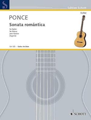 Bild des Verkufers fr Sonata romantica : Fr Gitarre, Edition Schott - Gitarren-Archiv zum Verkauf von Smartbuy