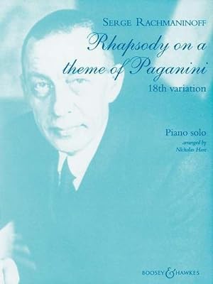 Bild des Verkufers fr Rhapsodie ber ein Thema von Paganini : Variation Nr. 18. op. 43. Klavier. zum Verkauf von Smartbuy