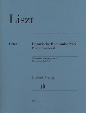 Immagine del venditore per Franz Liszt - Ungarische Rhapsodie Nr. 9 (Pester Karneval) : Besetzung: Klavier zu zwei Hnden. Vorw. v. Maria Eckhardt venduto da Smartbuy