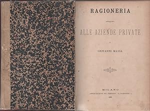 Immagine del venditore per Ragioneria applicata alle aziende private - Giovanni Massa venduto da libreria biblos