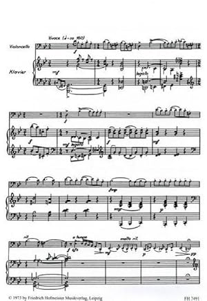 Bild des Verkufers fr Vier Stcke, Violoncello + Klavier : Schwierigkeitsgrad 3 zum Verkauf von Smartbuy