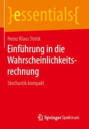 Seller image for Einfhrung in die Wahrscheinlichkeitsrechnung : Stochastik kompakt for sale by Smartbuy