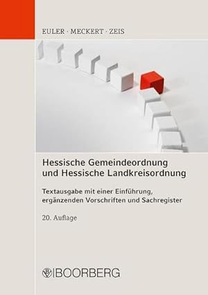 Bild des Verkufers fr Hessische Gemeindeordnung und Hessische Landkreisordnung : Eigenbetriebsgesetz, Gesetz ber kommunale Gemeinschaftsarbeit, Metropolgesetz, Hessisches Kommunalwahlgesetz - Textausgabe mit einer Einfhrung, ergnzenden Vorschriften und Sachregister zum Verkauf von Smartbuy