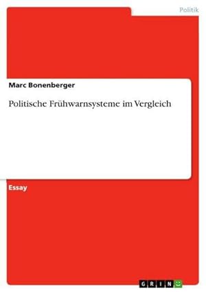 Seller image for Politische Frhwarnsysteme im Vergleich for sale by Smartbuy