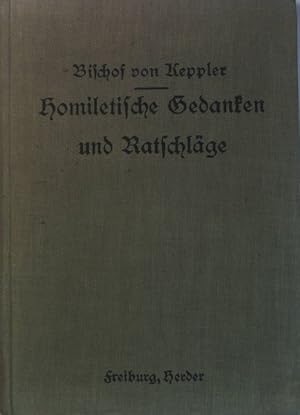 Bild des Verkufers fr Homiletische Gedanken und Ratschlge. zum Verkauf von books4less (Versandantiquariat Petra Gros GmbH & Co. KG)