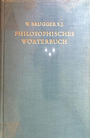 Seller image for Philosophisches Wrterbuch. for sale by books4less (Versandantiquariat Petra Gros GmbH & Co. KG)