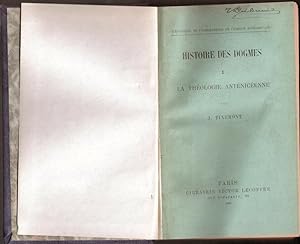 Histoire des dogmes 3 vols tome 1 la théologie anténicéenne Tome II : De Saint Anasthase à Saint ...