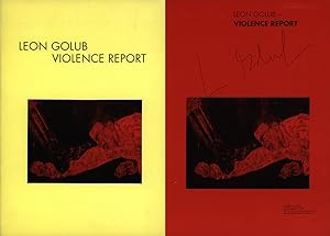 Violence Report. [Signiertes Exemplar / signed copy.]