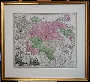 Spatiosissimum Imperium Russiæ Magnæ juxta recentissimas Observationes Mappa Geographica (Russisc...